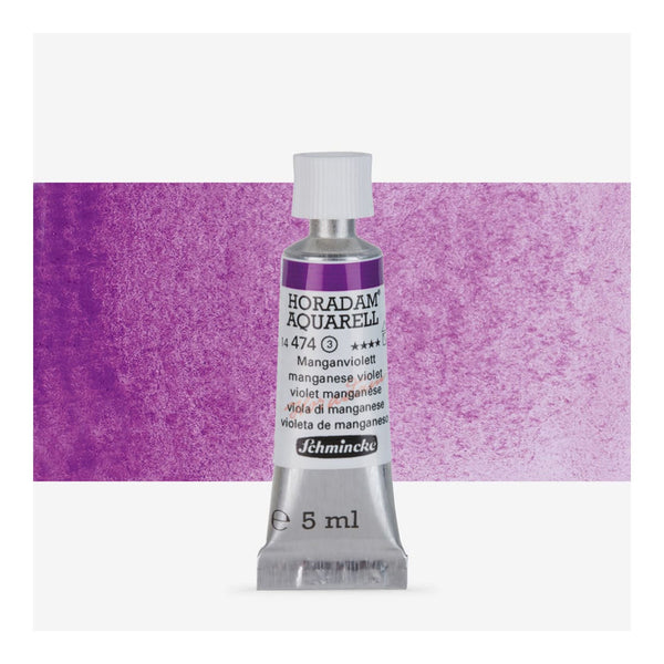 Schmincke Horadam Aquarell Watercolour Paint 5ml - S3 - Manganese Violet