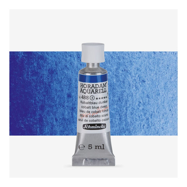 Schmincke Horadam Aquarell Watercolour Paint 5ml - S4 - Cobalt Blue Deep