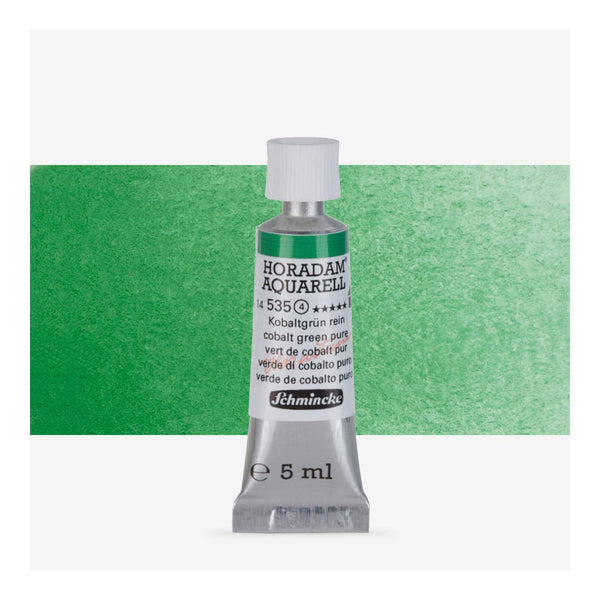 Schmincke Horadam Aquarell Watercolour Paint 5ml - S4 - Cobalt Green Pure