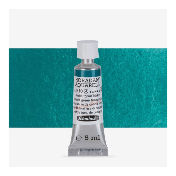 Schmincke Horadam Aquarell Watercolour Paint 5ml - S4 - Cobalt Green Turquoise