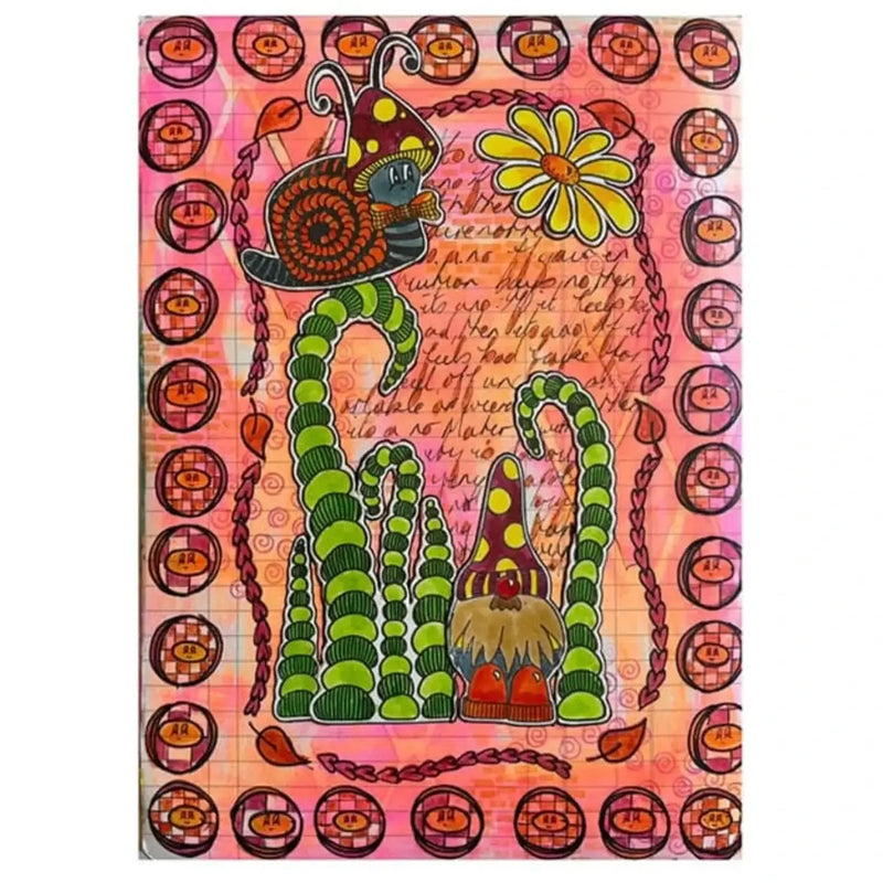 Dyan Reaveley's Dylusions Cling Stamp Collections 8.5"X7" - No Place Like Gnome*