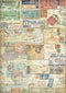 Stamperia A5 Washi Pad 8/Pkg - Art of Travelling