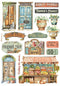 Stamperia A5 Washi Pad 8/Pkg - Art of Travelling