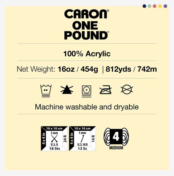 Caron One Pound Yarn ‚Äì Rose
