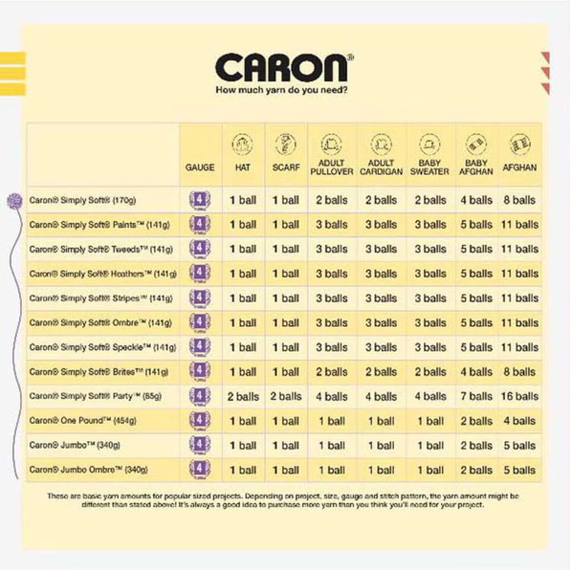 Caron One Pound Yarn - Deep Violet*