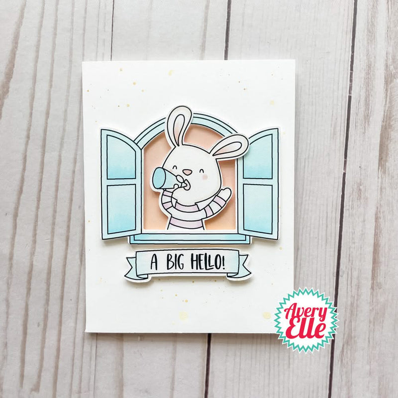 Avery Elle Clear Stamp Set - Shout It Out*