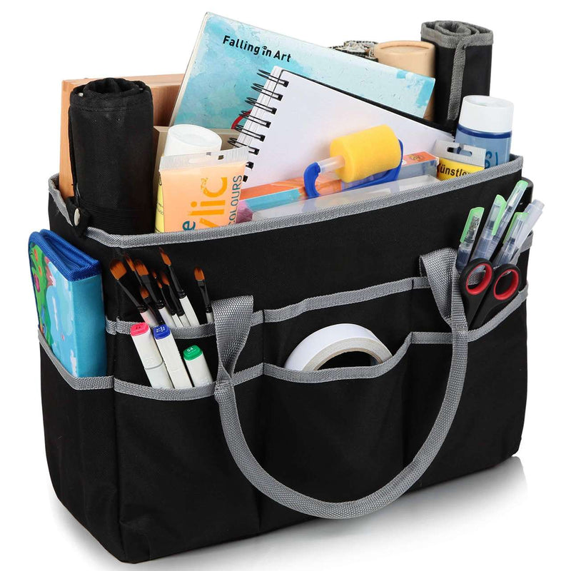 Universal Crafts Multi-Pocket Craft Caddy - Black