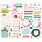 Simple Stories Hard Candy Christmas Bits & Pieces Die-Cuts Journal