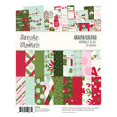 A 6x8 paper pad titled 'Simple Stories' by Kringle & Co., featuring 24 Christmas-themed papers.