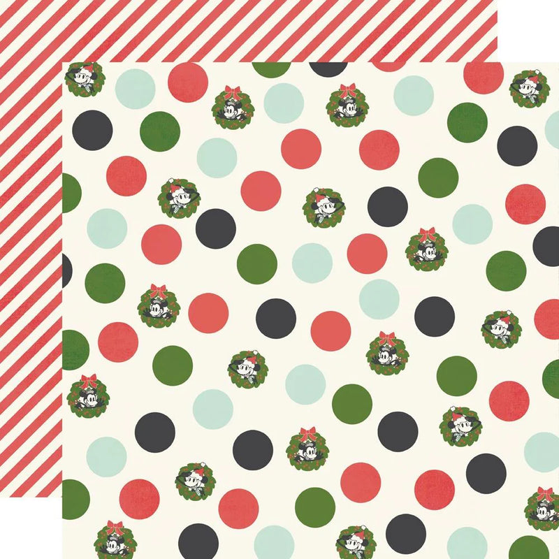 Simple Stories Collection Kit 12"X12" Say Cheese Classic Mouse Christmas