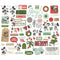 Simple Stories Say Cheese Classic Mouse Christmas Bits & Pieces Die-Cuts Elements
