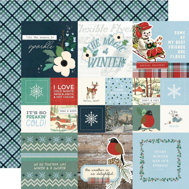 Simple Stories Collection Kit 12"X12" Simple Vintage Flannel Season