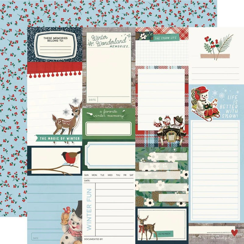 Simple Stories Collection Kit 12"X12" Simple Vintage Flannel Season