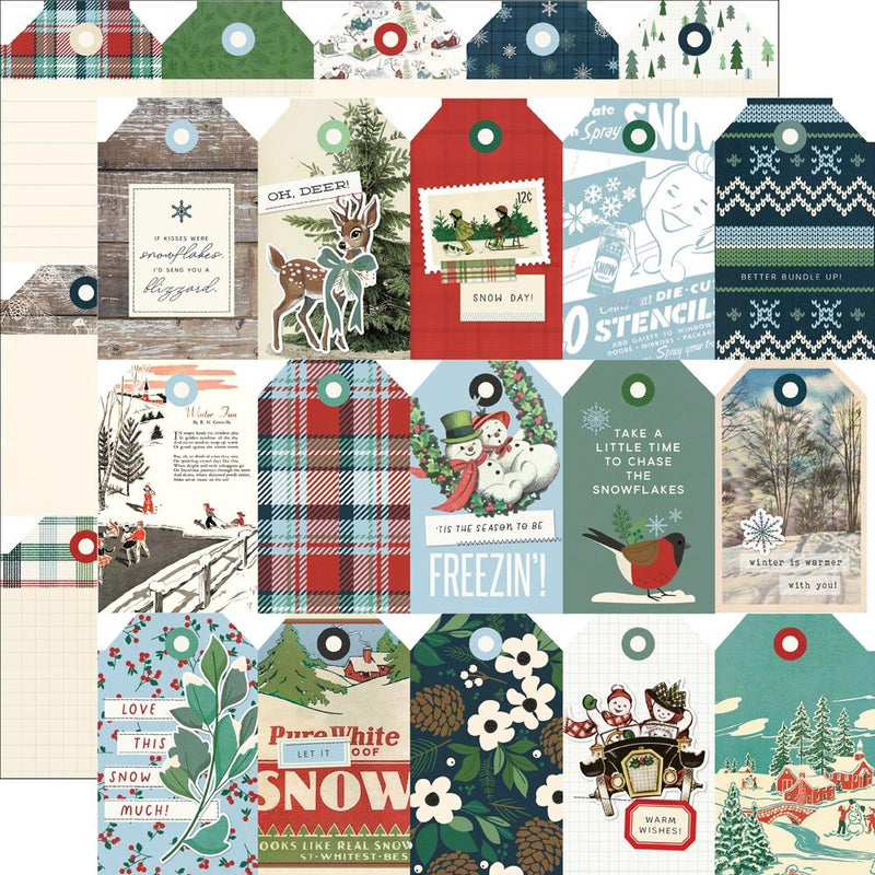 Simple Stories Collection Kit 12"X12" Simple Vintage Flannel Season