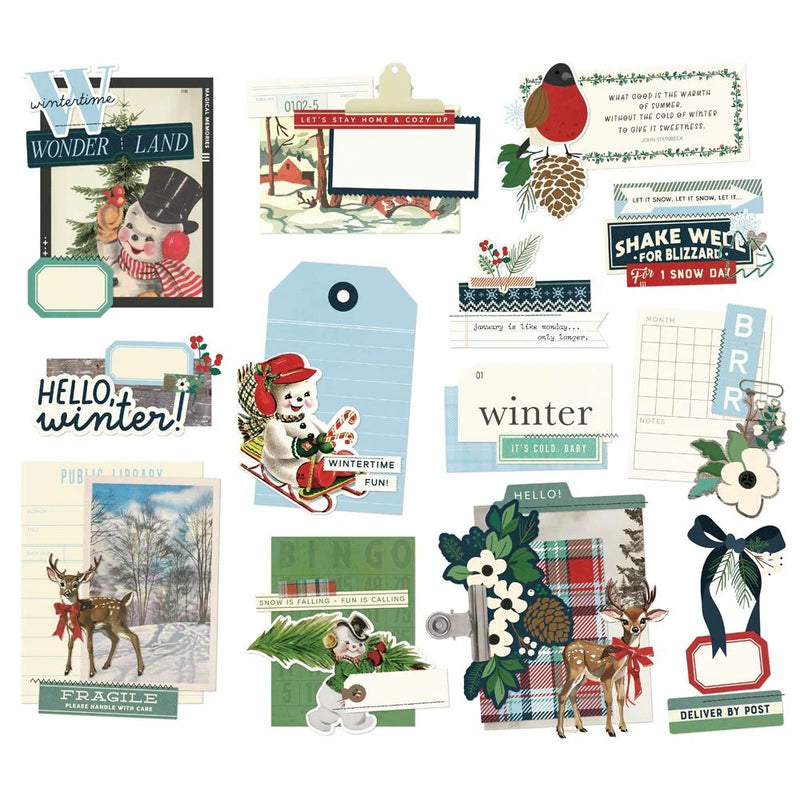 Simple Vintage Flannel Season Bits & Pieces Die-Cuts Big