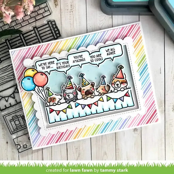 Lawn Cuts Custom Craft Dies - Simply Celebrate Hangouts