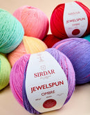 Sirdar Jewelspun Ombre Aran Yarn 400g - Rainbow Glow