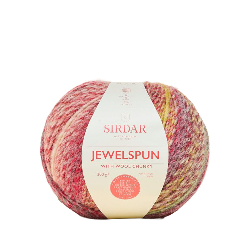 Sirdar Jewelspun With Wool Chunky Yarn 200g - Sea Anemone