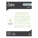Sizzix Clear Stamps Set 36/Pkg by 49 and Market - Lino Type