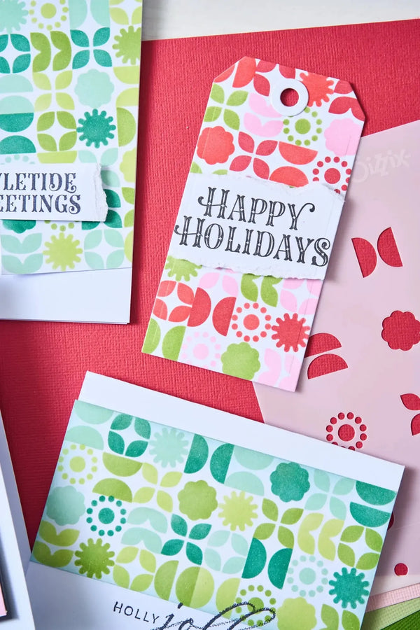 Sizzix Rotating Stencil By Sizzix 1/Pkg - Retro Vibe