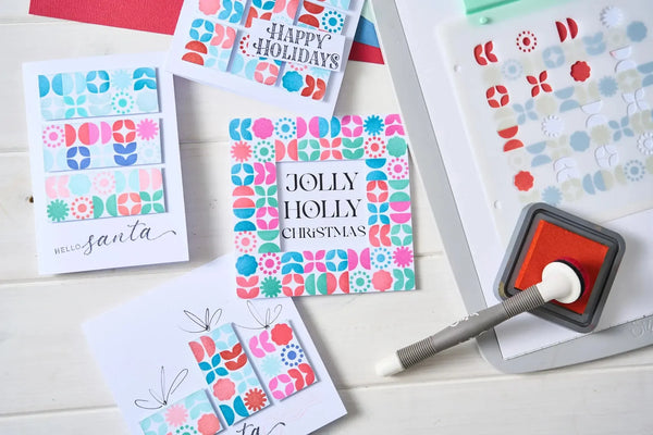 Sizzix Rotating Stencil By Sizzix 1/Pkg - Retro Vibe