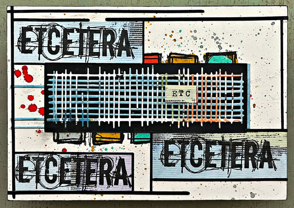 Sizzix Thinlits Dies By Seth Apter 7/Pkg - Borderlines