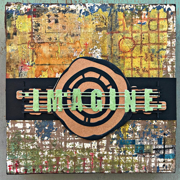 Sizzix Multi-Level Embossing Folder By Seth Apter - Dot Matrix