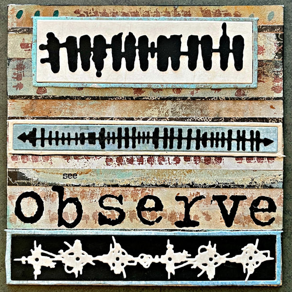 Sizzix Thinlits Dies By Seth Apter 7/Pkg - Borderlines