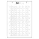 Sizzix A6 Stencil Set By Vicki Boutin 4/Pkg - Holiday Layering Stripes