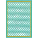 Sizzix 3-D Textured Impressions Embossing Folder w/A6 Stencil By Stacey Park - Rock the Dots