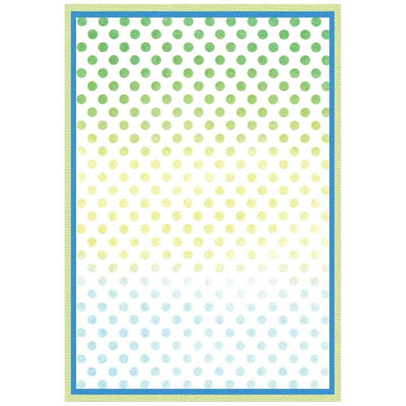 Sizzix 3-D Textured Impressions Embossing Folder w/A6 Stencil By Stacey Park - Rock the Dots