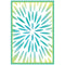 Sizzix 3-D Textured Impressions Embossing Folder w/A6 Stencil By Stacey Park - Burst of Bright