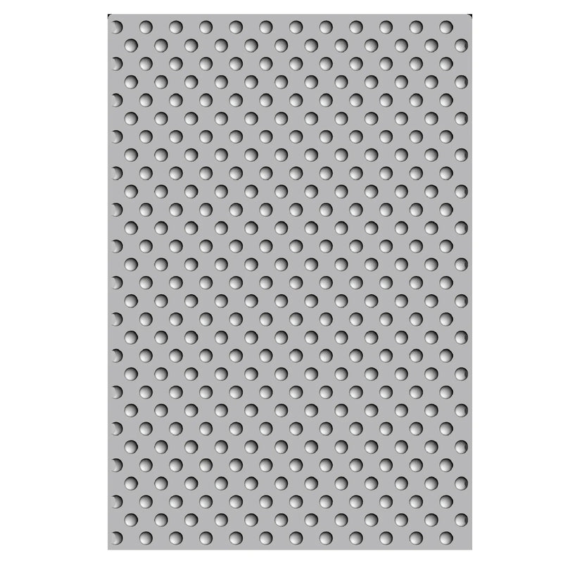 Sizzix 3-D Textured Impressions Embossing Folder w/A6 Stencil By Stacey Park - Rock the Dots