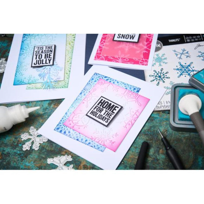 Sizzix 3D Texture Fades A5 Embossing Folder By Tim Holtz - Kaleidoscope