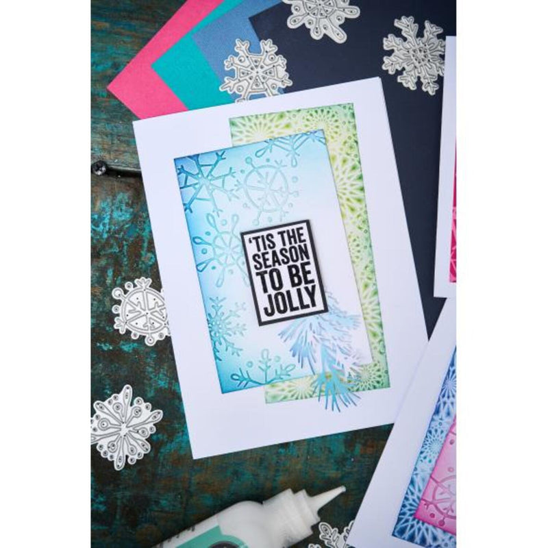 Sizzix 3D Texture Fades A5 Embossing Folder By Tim Holtz - Kaleidoscope