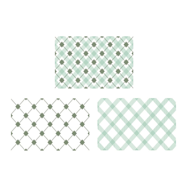 Sizzix Clear Stamps Set By 49 and Market 2/Pkg - Tartan