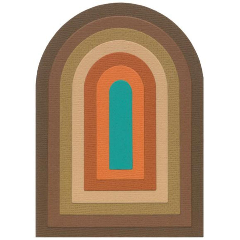 Sizzix Framelits Die Set By Eileen Hull 7/Pkg - Tunnel Arches