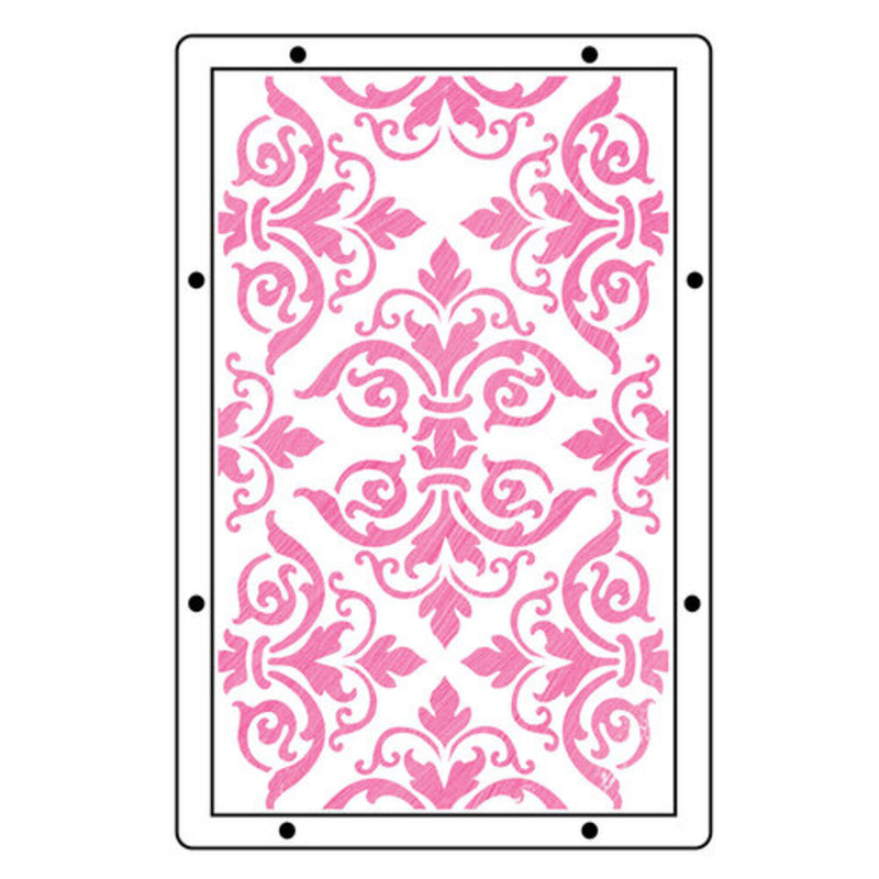 Sizzix Studio A5 Clear Stamp and Stencil Set By Mark Montano - Build It