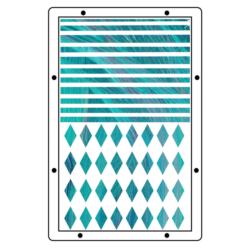 Sizzix Studio A5 Clear Stamp and Stencil Set By Mark Montano - My Favorite Things