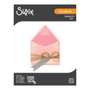 Sizix Vicki Boutin ThinlineTs Dies packaging featuring a pink envelope with a gold ribbon bow on the front.