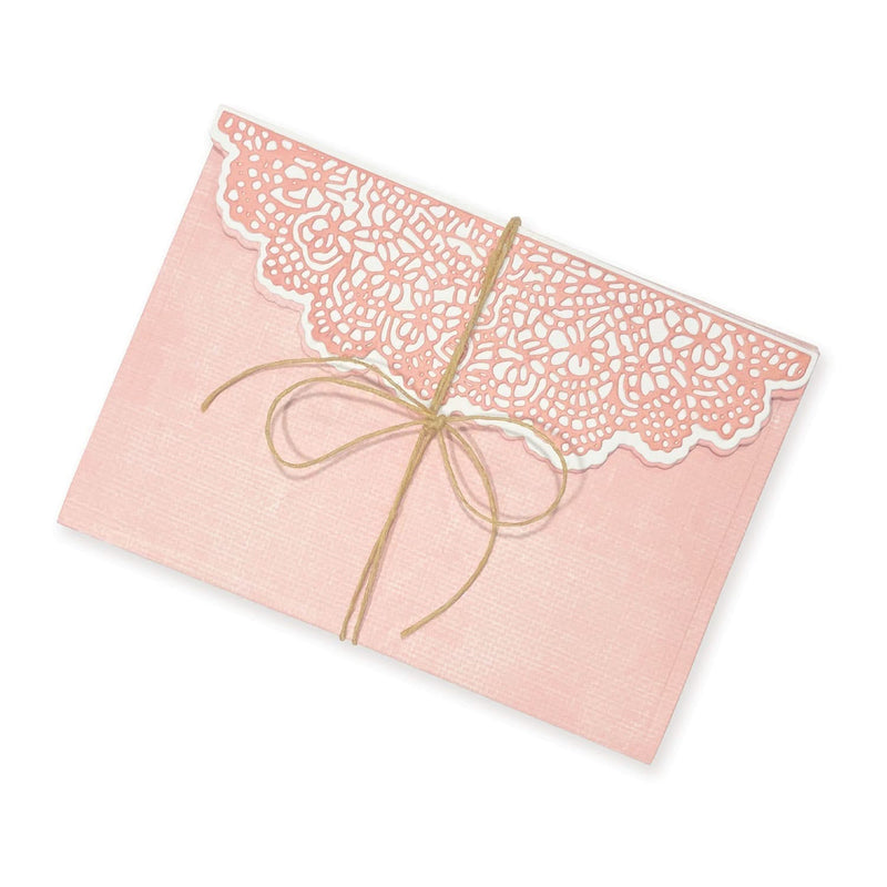 Sizzix Thinlits Die Set By 49 and Market 10/Pkg - Laced Folio