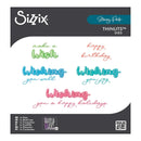 Sizzix Thinlits Die Set By Stacey Park 14/Pkg  - Take Two’s, Wish Sentiment