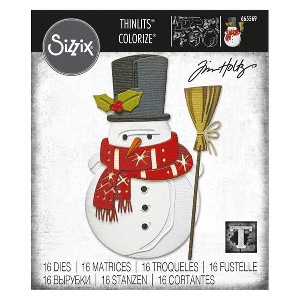 Sizzix Thinlits Dies By Tim Holtz 16/Pkg - Winston Colorize