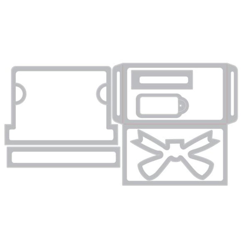 Sizzix Thinlits Dies By Tim Holtz 6/Pkg - Gift Card Package
