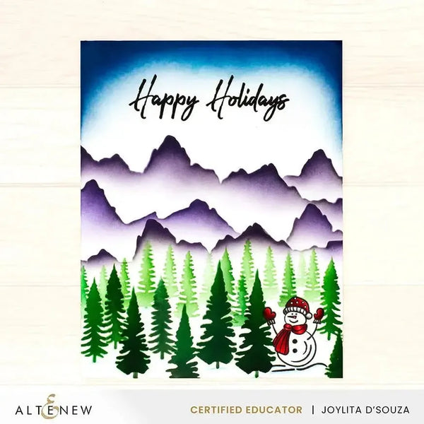 Altenew Dynamic Duo: Snowy Delight Builder Stencil Set*