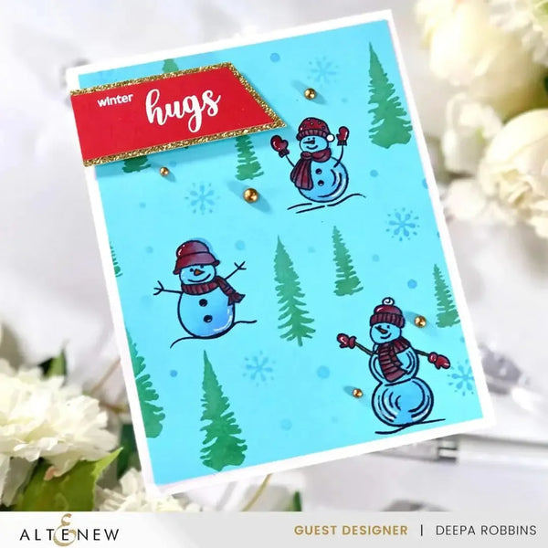 Altenew Dynamic Duo: Snowy Delight Builder Stencil Set*