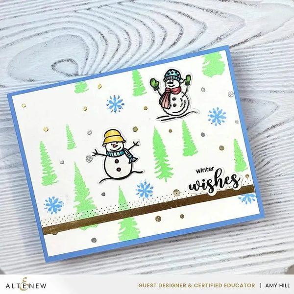 Altenew Dynamic Duo: Snowy Delight Builder Stencil Set*