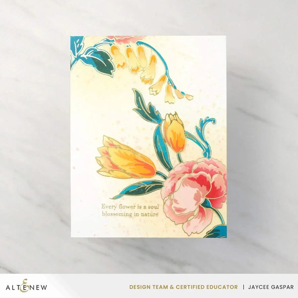 Altenew Spark Joy: Ornamental Bouquet Hot Foil Plate*