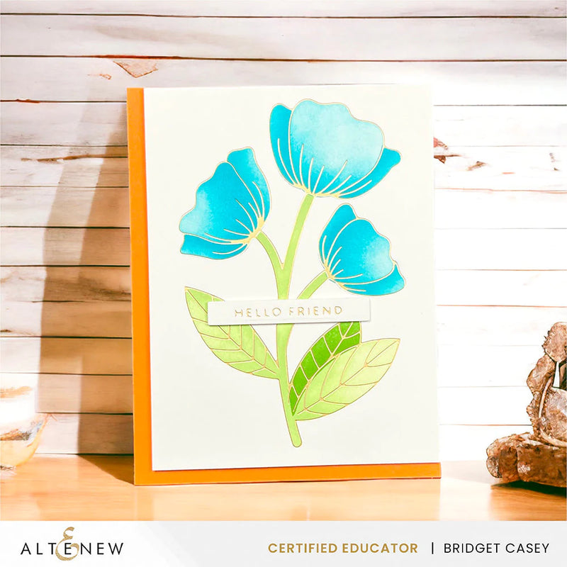 Altenew Spark Joy: Cupped Tulips Hot Foil Plate*