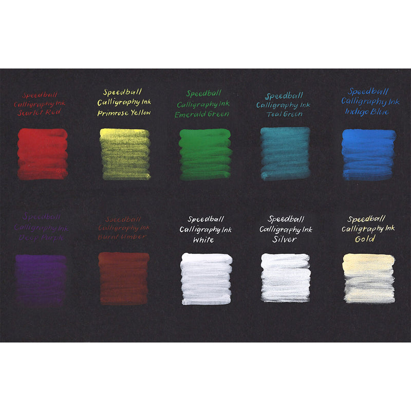 Speedball Calligraphy Acrylic Dip Ink 12ml - Teal Green